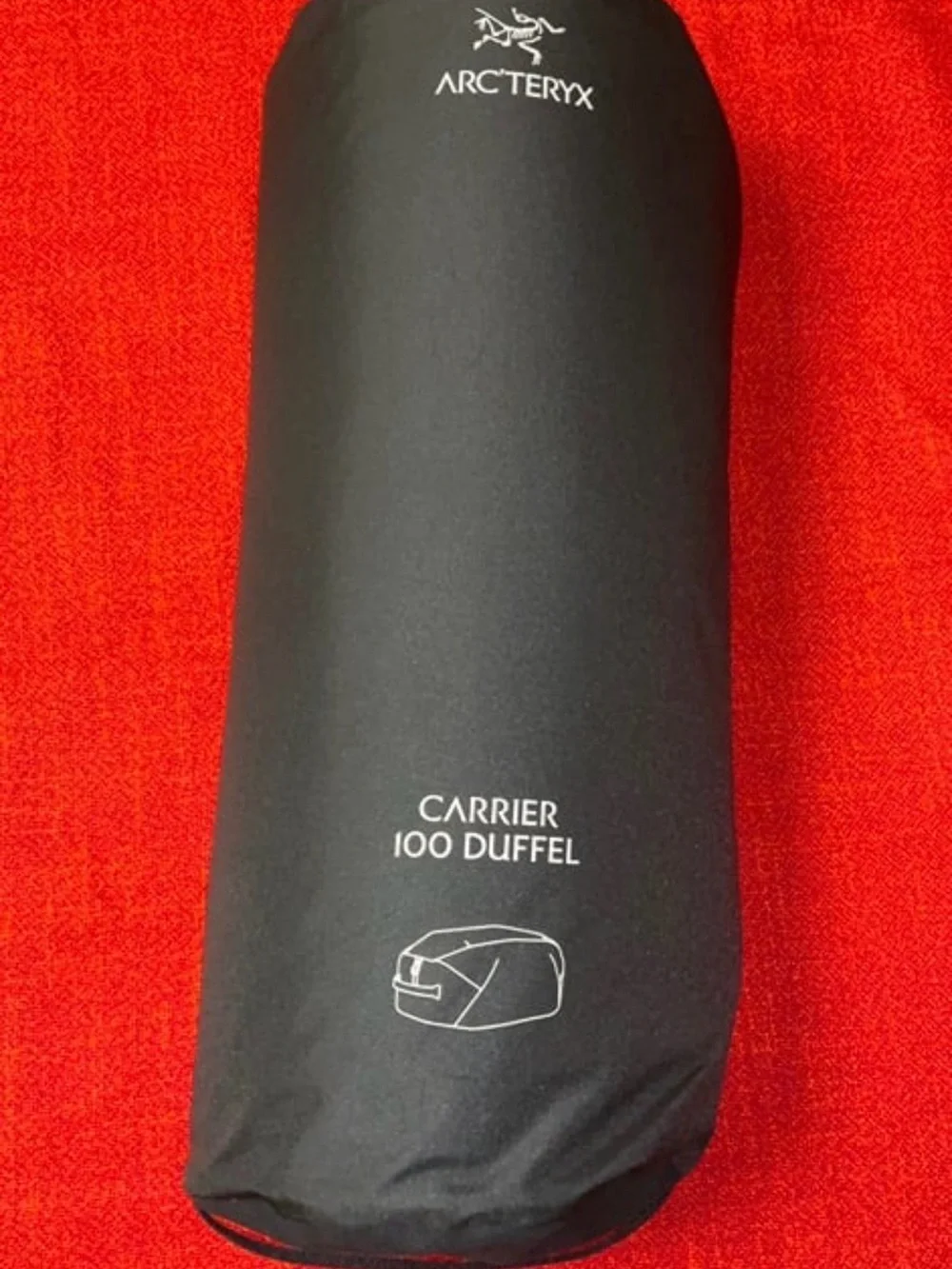 ❤️❤️Arc'teryx Carrier 100 Duffel Black ,Storage-pouch Include❤️❤️